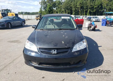 2005 Honda Civic Lx z USA, uszkodzony, nr VIN 2HGES16545H526063